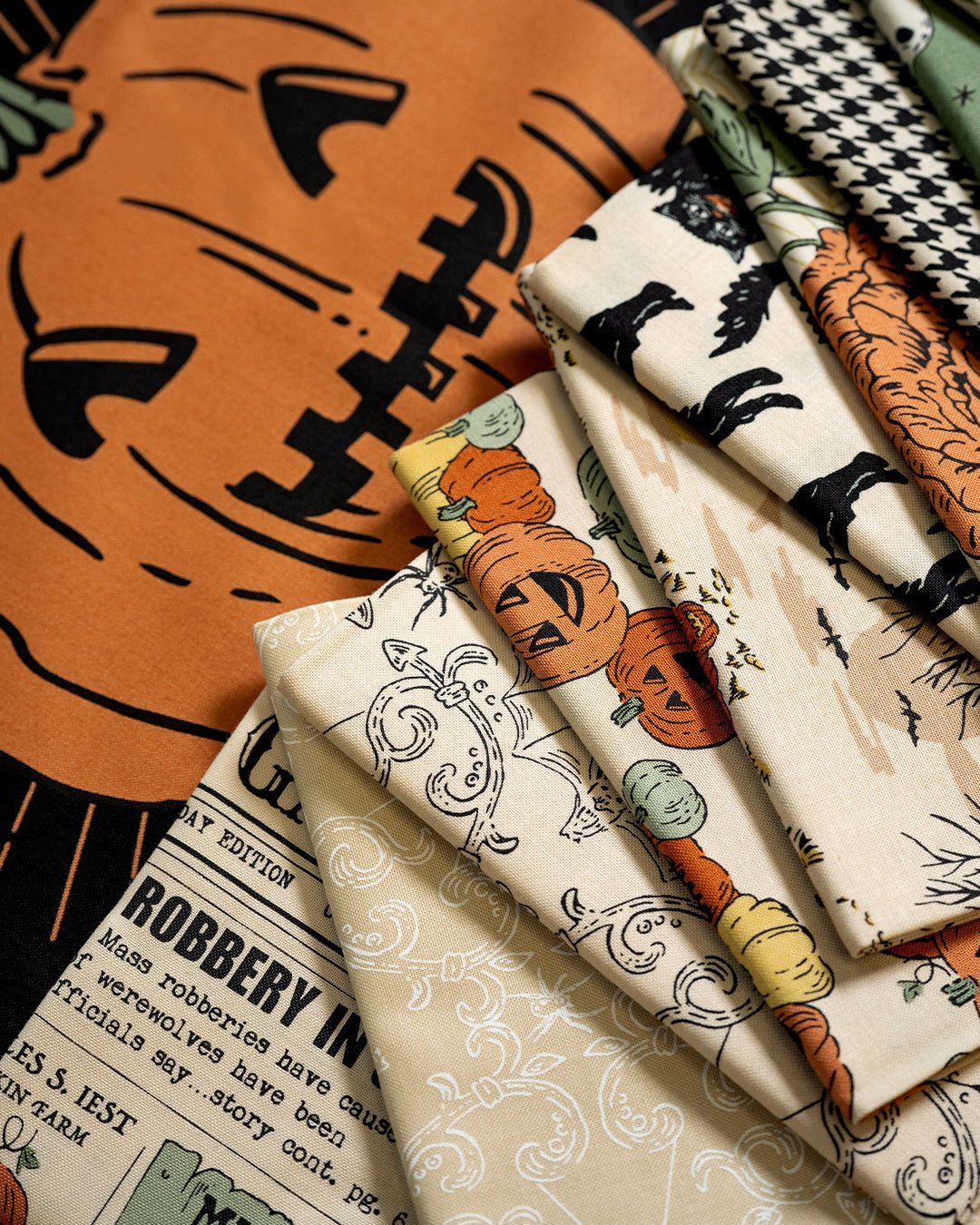 Home Sweet Haunt Halloween Craft Panel Multi by Stacy Iest Hsu for Moda Fabrics 20919 11 - Jammin Threads