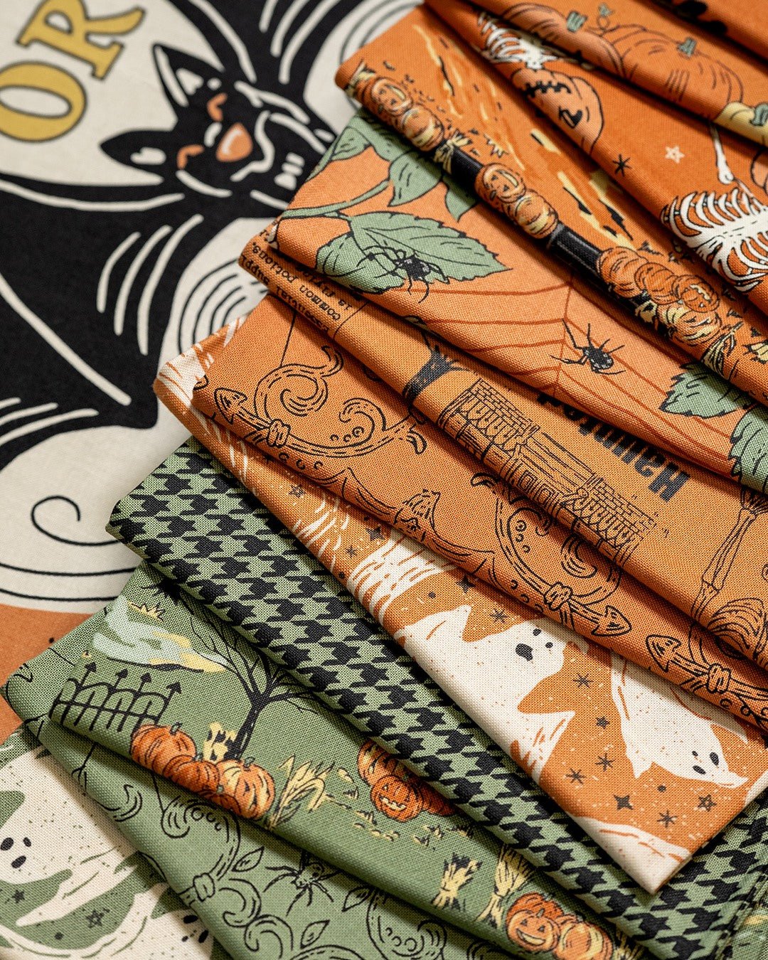 Home Sweet Haunt Halloween Craft Panel Multi by Stacy Iest Hsu for Moda Fabrics 20919 11 - Jammin Threads