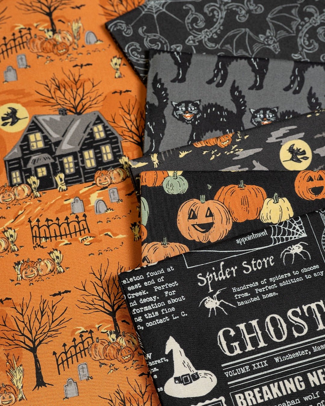 Home Sweet Haunt Halloween Craft Panel Multi by Stacy Iest Hsu for Moda Fabrics 20919 11 - Jammin Threads