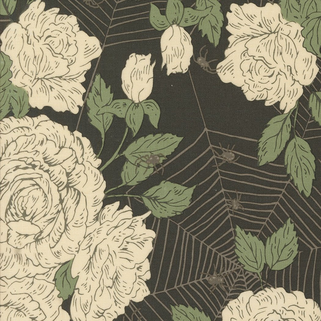 Home Sweet Haunt Halloween Quilt Fabric by Stacy Iest Hsu for Moda Fabrics CHARCOAL 20911 16 - Jammin Threads
