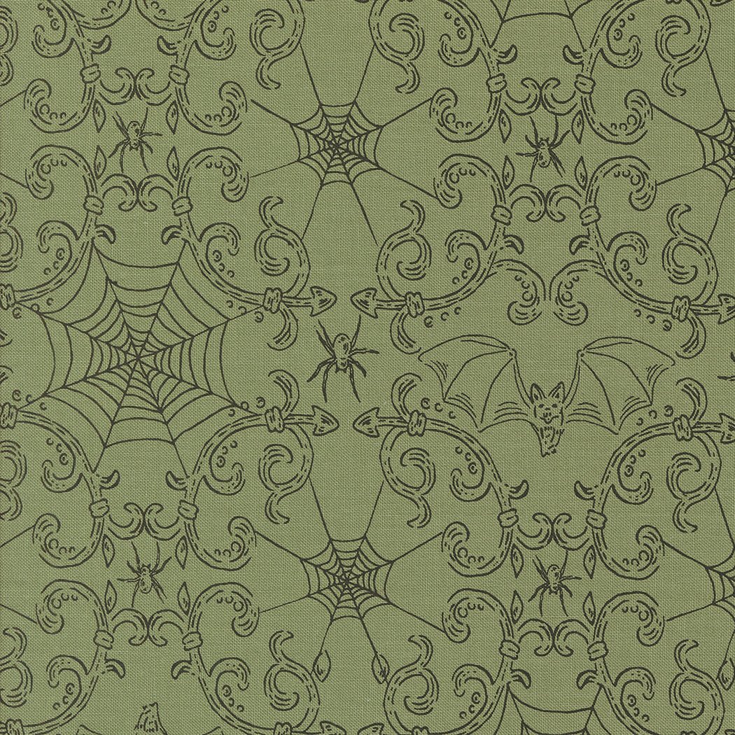 Home Sweet Haunt Halloween Quilt Fabric by Stacy Iest Hsu for Moda Fabrics MOSS 20917 15 - Jammin Threads