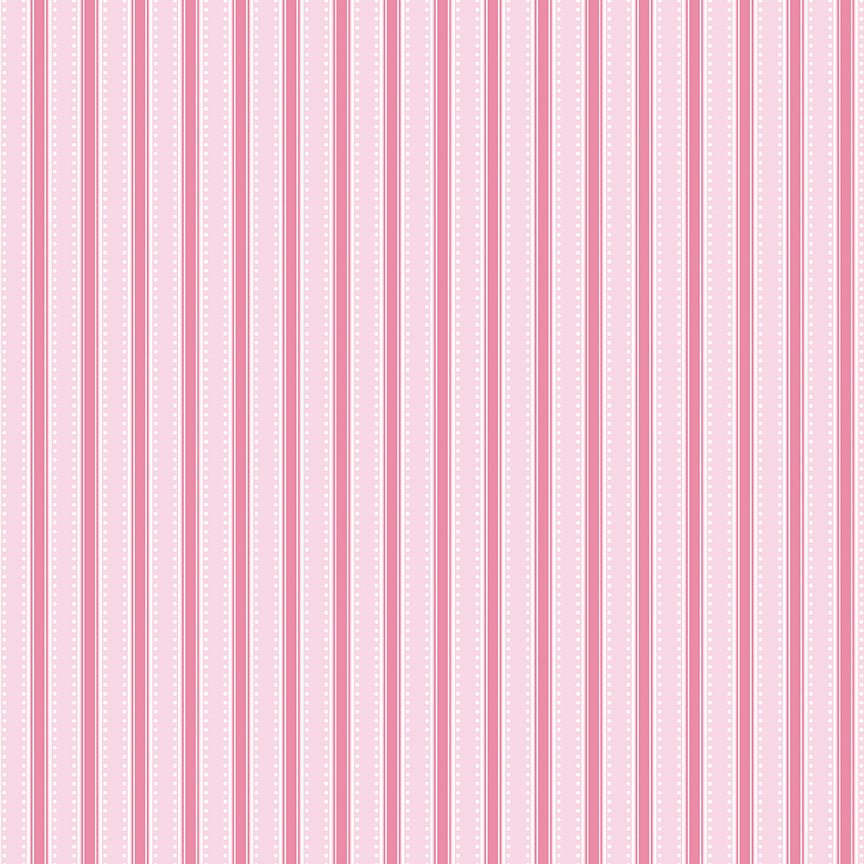 Hydrangeas in the Garden Quilt Fabric Stripes Pink Pearl CPL16834 - PINK - Jammin Threads