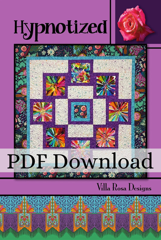 Hypnotized Quilt Pattern by Villa Rosa Designs (PDF Download) - Jammin Threads