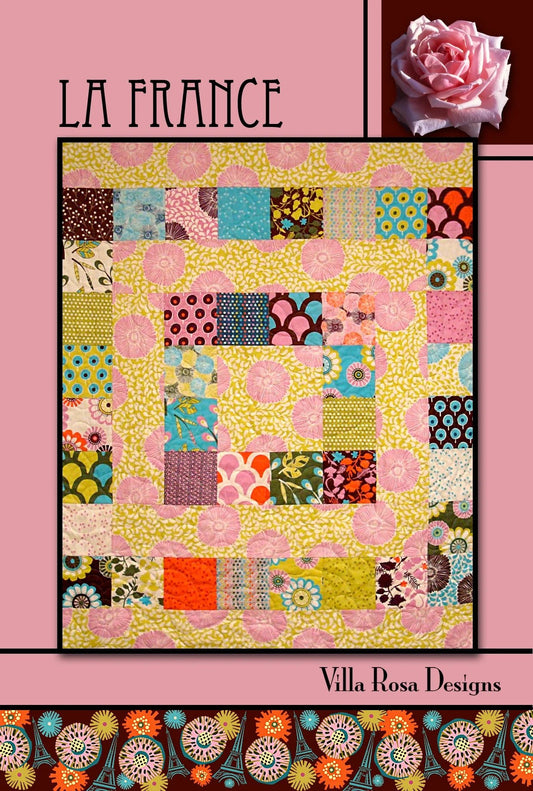 La France Quilt Pattern by Villa Rosa Designs (PDF Download) - Jammin Threads