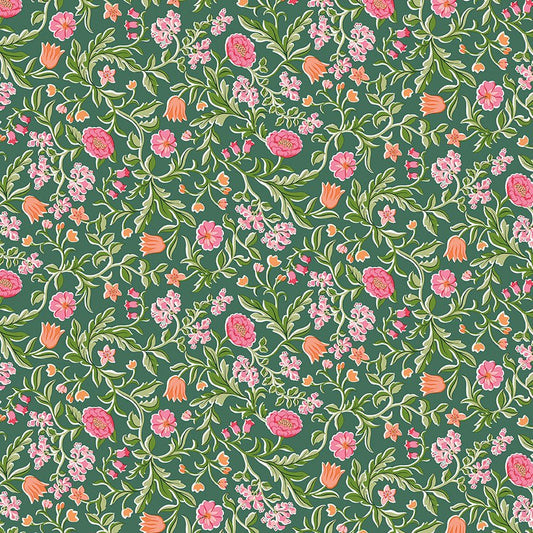 Liberty Quilt Fabric Craft Garden May's Flowers A. 01667453A - Jammin Threads