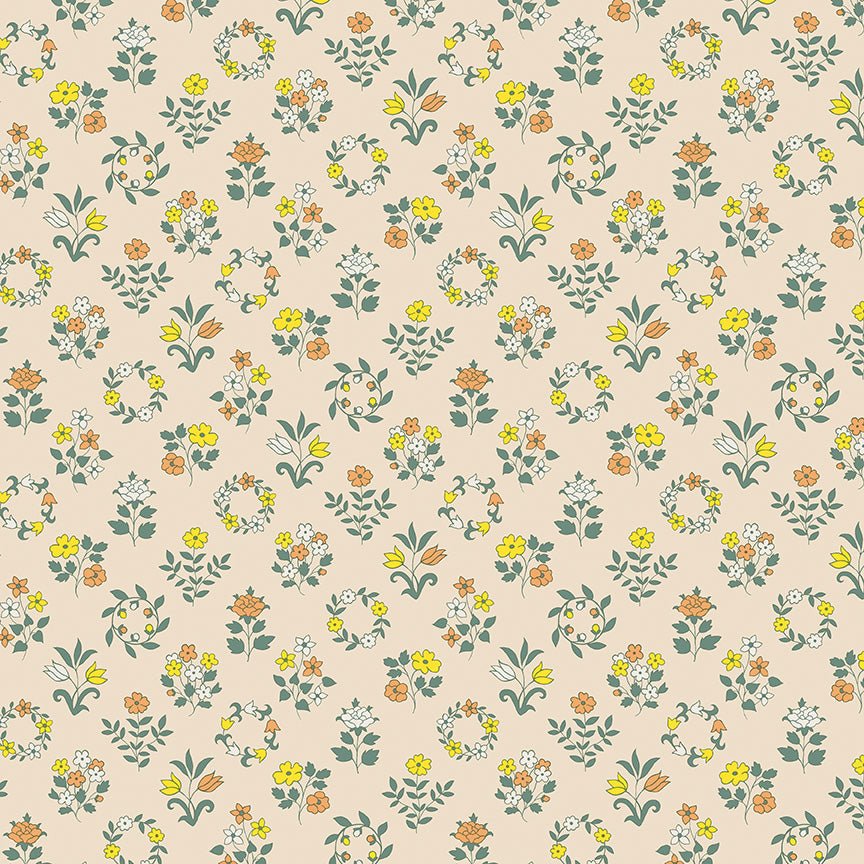 Liberty Quilt Fabric Craft Mary's Embroidery C. 01667454C - Jammin Threads