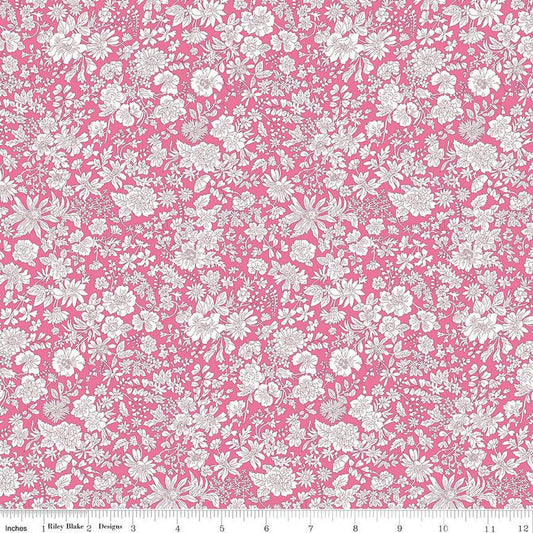 Liberty Quilt Fabric Emily Belle Bright Pink 01666439A - Jammin Threads