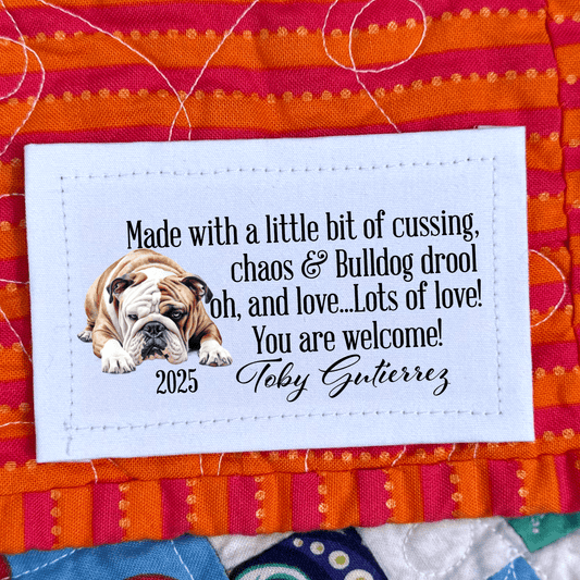 Made with A Little Cussing, Chaos and Bulldog Drool - Jammin Threads