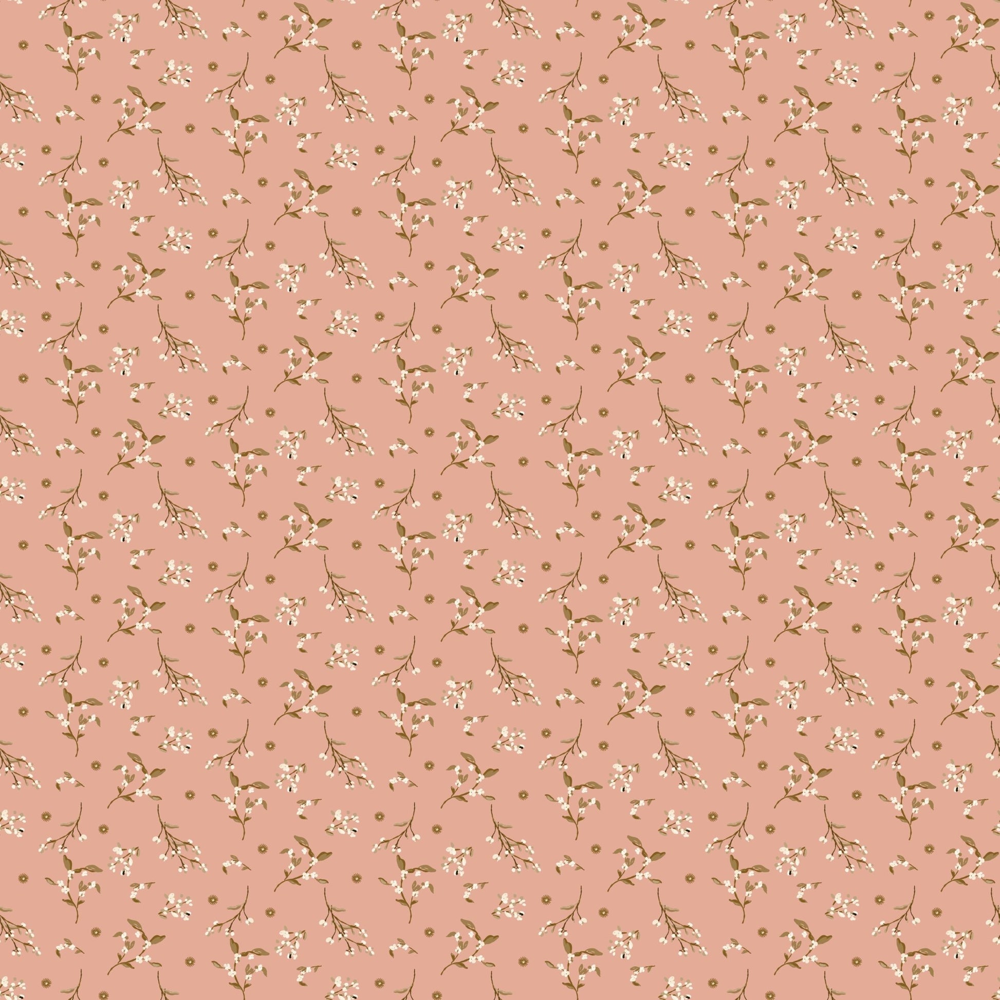 Morning Latte Quilt Fabric by Sandy Gervais Berries Pink C16925 - PINK - Jammin Threads