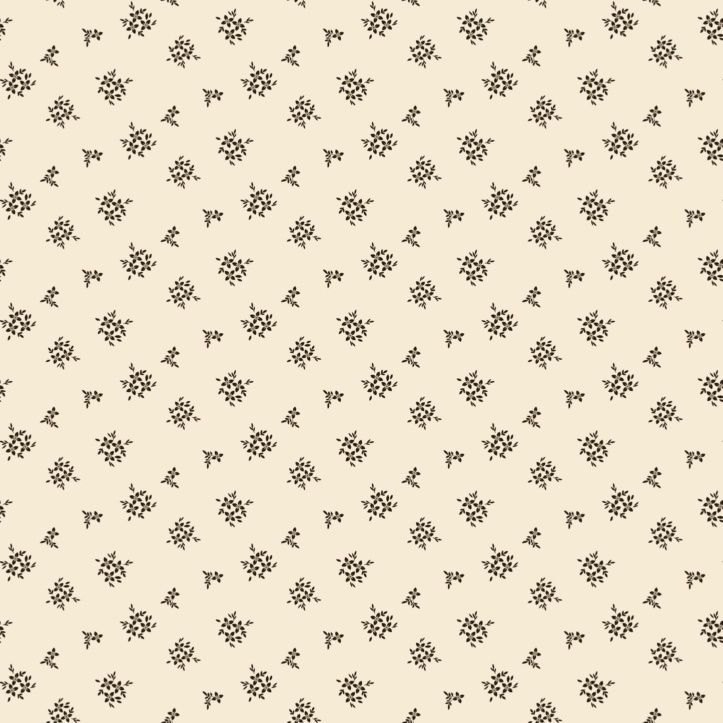Morning Latte Quilt Fabric by Sandy Gervais Ditsy Latte C16926 - LATTE - Jammin Threads
