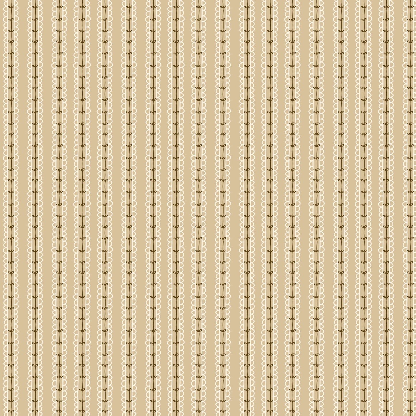 Morning Latte Quilt Fabric by Sandy Gervais Stripes Camel C16927 - CAMEL - Jammin Threads