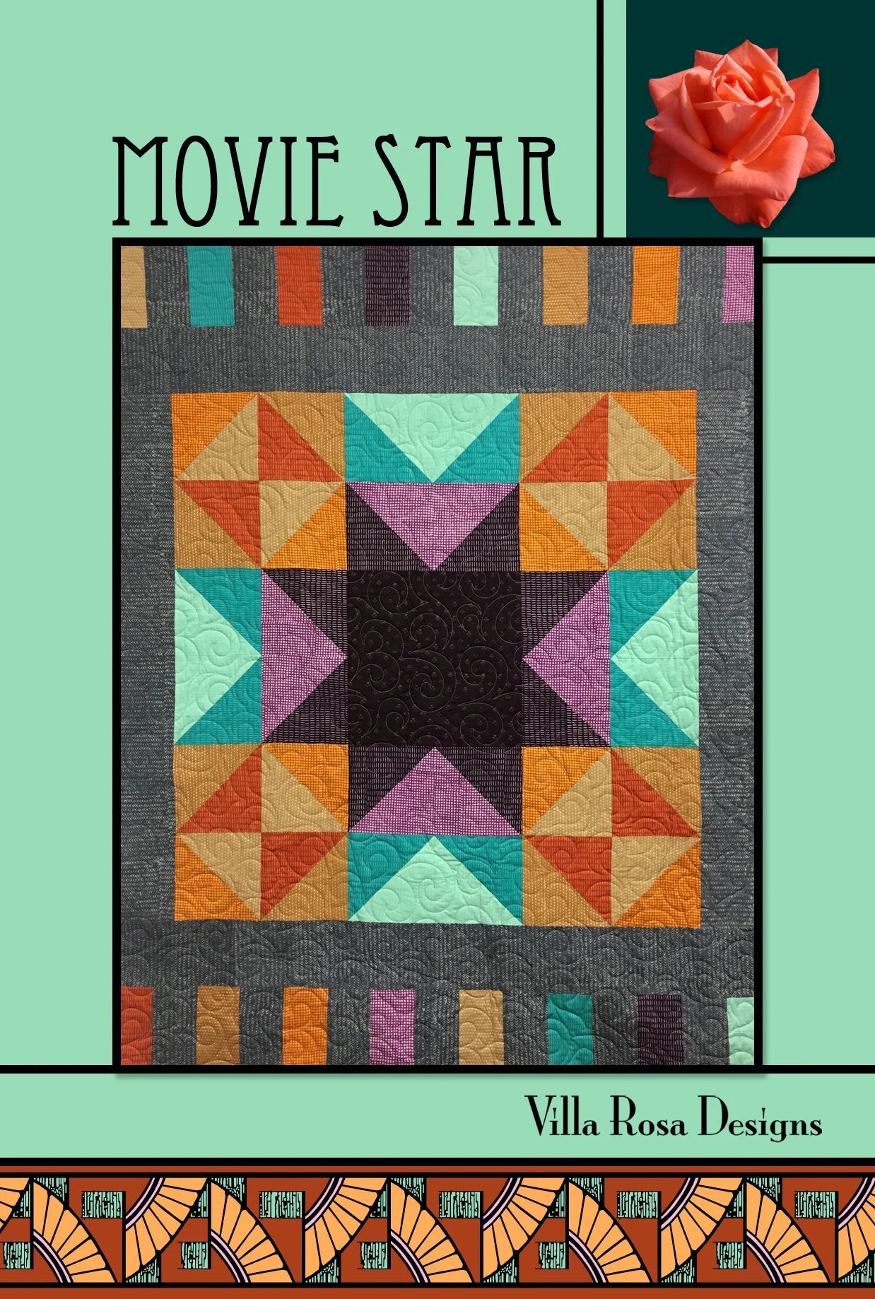 Movie Star Quilt Pattern by Villa Rosa Designs (PDF Version) - Jammin Threads