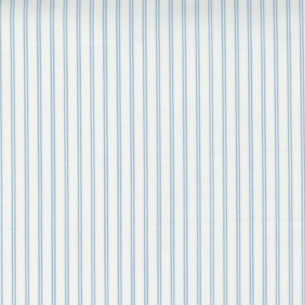 Nantucket Summer Quilt Fabric Cream Blue 55267 24 by Camille Roskelley for Moda Fabrics - Jammin Threads