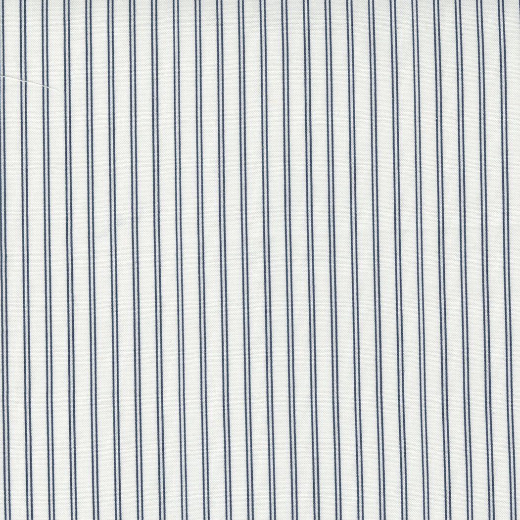Nantucket Summer Quilt Fabric Cream Navy 55267 11 by Camille Roskelley for Moda Fabrics - Jammin Threads