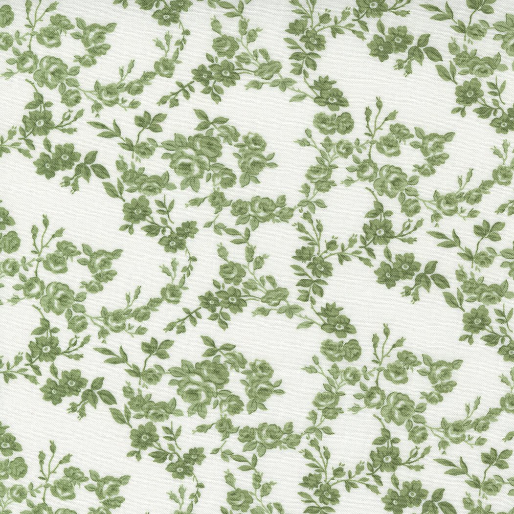 Nantucket Summer Quilt Fabric Grass 55263 26 by Camille Roskelley for Moda Fabrics - Jammin Threads