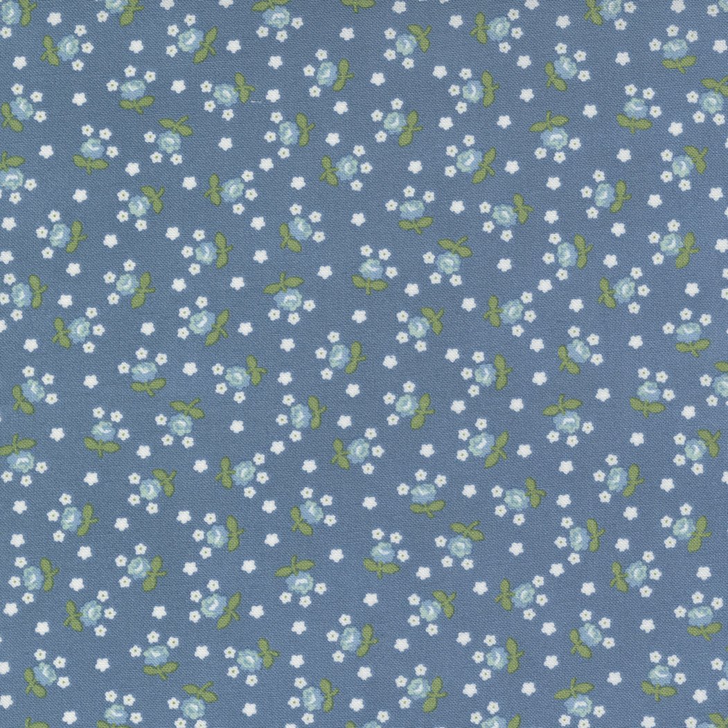 Nantucket Summer Quilt Fabric Lake 55266 15 by Camille Roskelley for Moda Fabrics - Jammin Threads