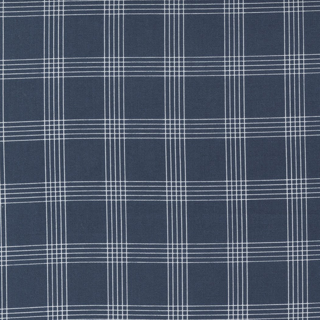 Nantucket Summer Quilt Fabric Navy 55262 13 by Camille Roskelley for Moda Fabrics - Jammin Threads