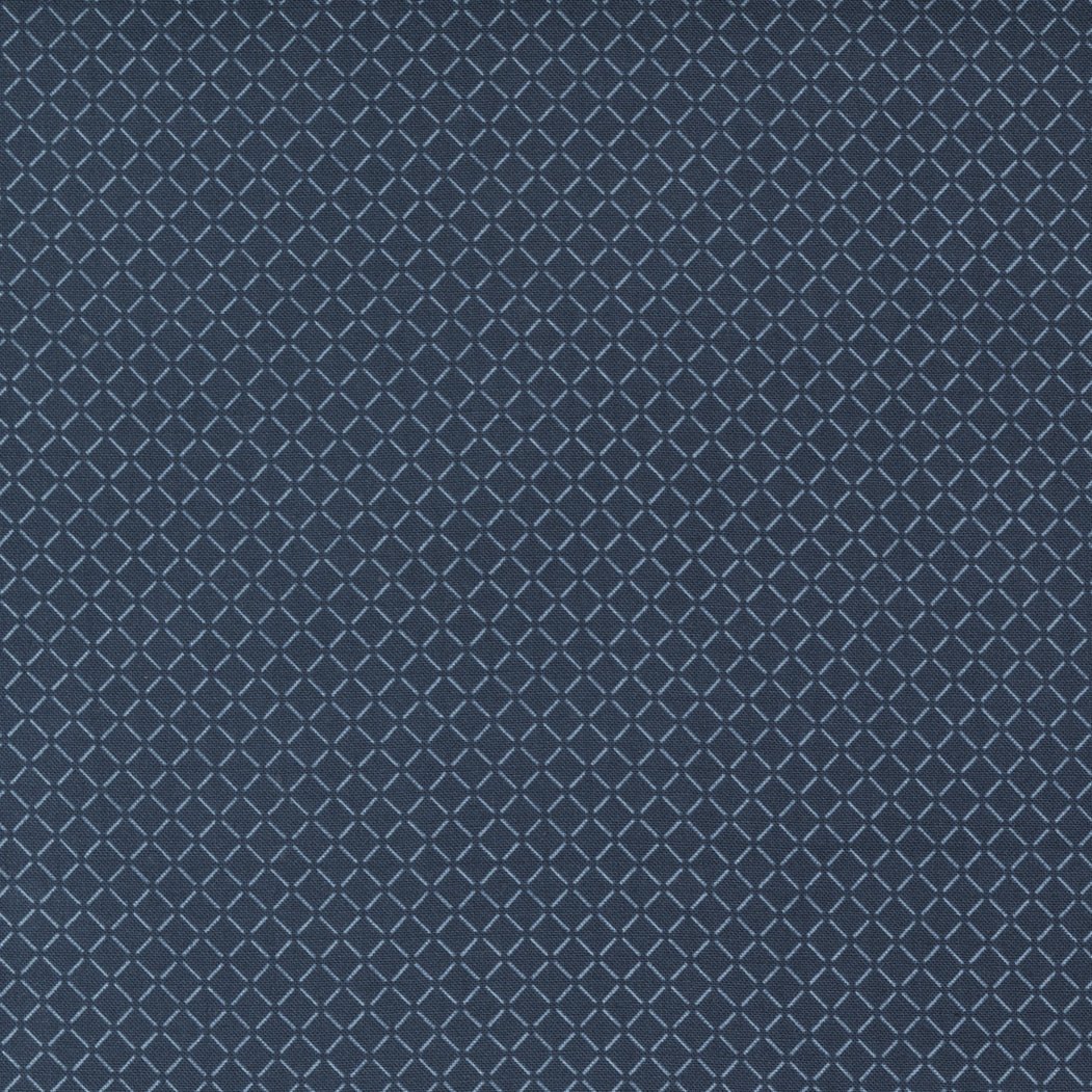 Nantucket Summer Quilt Fabric Navy 55265 12 by Camille Roskelley for Moda Fabrics - Jammin Threads