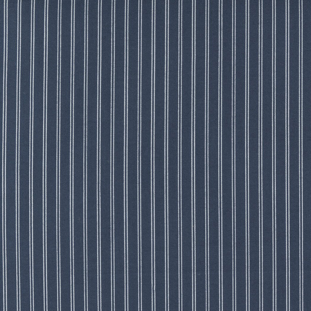 Nantucket Summer Quilt Fabric Navy 55267 13 by Camille Roskelley for Moda Fabrics - Jammin Threads
