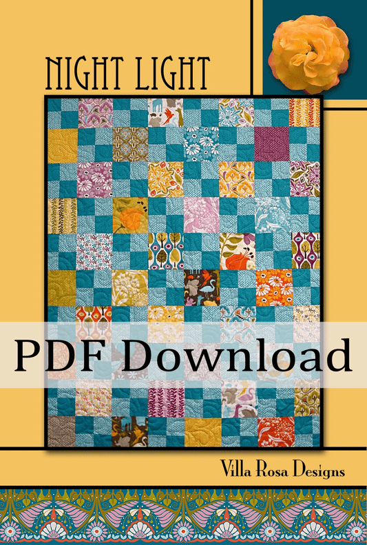 Night Light Quilt Pattern by Villa Rosa Designs (PDF Download) - Jammin Threads