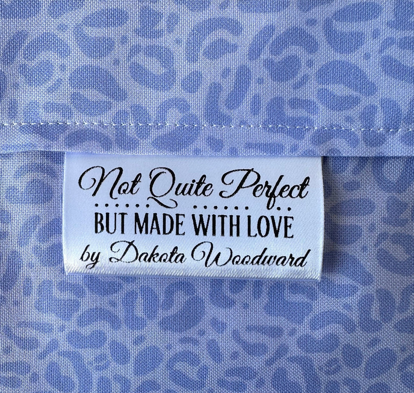 Not Quite Perfect, but Made With Love. Satin Labels and Tags - Jammin Threads