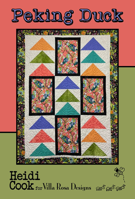 Peking Duck Quilt Pattern by Heidi Cook for Villa Rosa Designs (PDF Download) - Jammin Threads