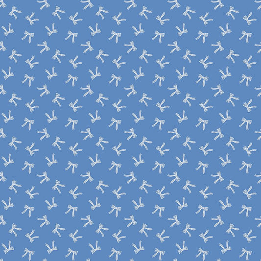 Penelope Quilt Fabric Bows C16643 - BLUE by My Mind's Eye for Riley Blake Designs - Jammin Threads