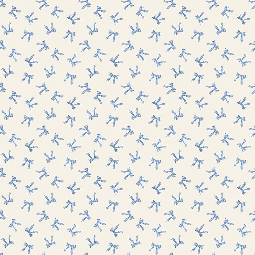 Penelope Quilt Fabric Bows C16643 - CREAM by My Mind's Eye for Riley Blake Designs - Jammin Threads