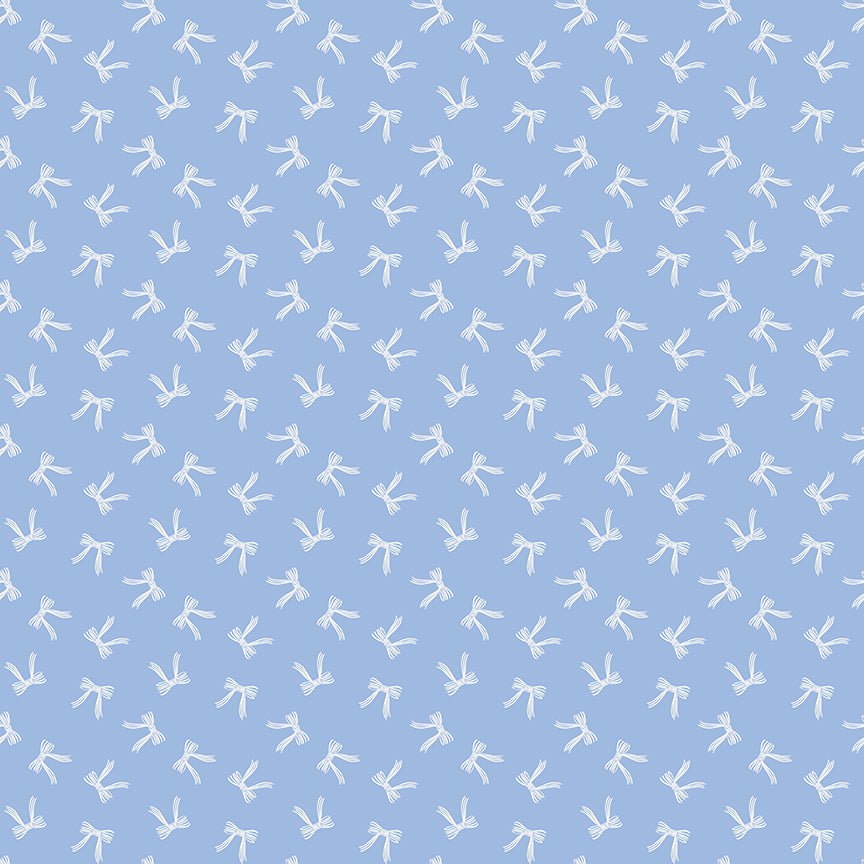 Penelope Quilt Fabric Bows C16643 - SKY by My Mind's Eye for Riley Blake Designs - Jammin Threads