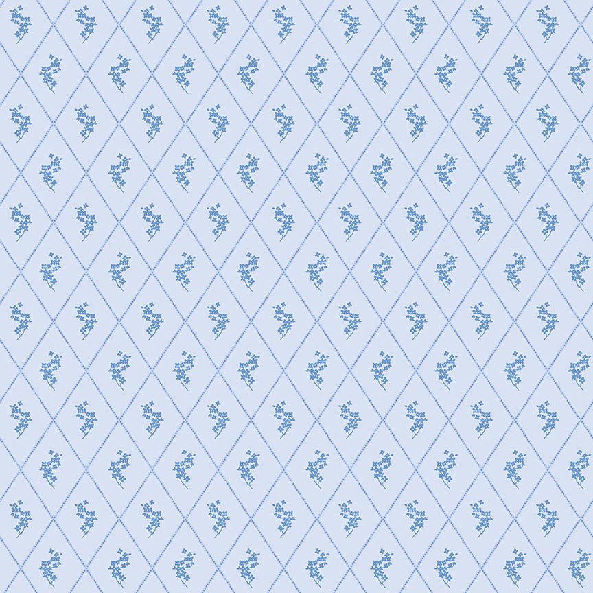 Penelope Quilt Fabric Diamonds C16642 - SKY by My Mind's Eye for Riley Blake Designs - Jammin Threads