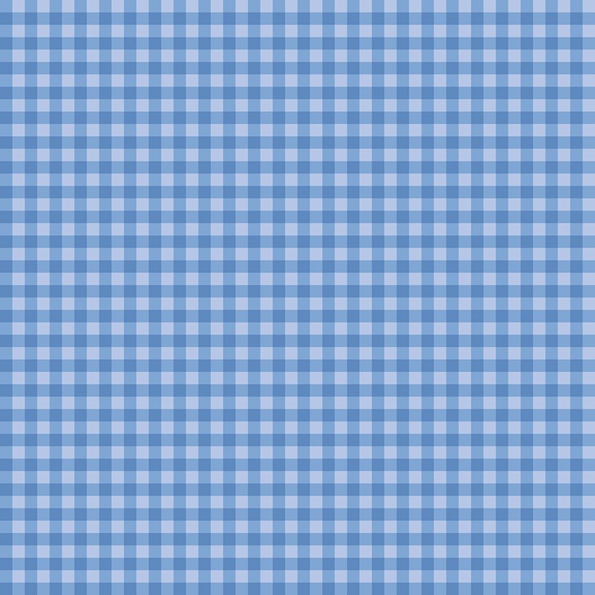 Penelope Quilt Fabric Gingham Blue C16644 - BLUE by My Mind's Eye for Riley Blake Designs - Jammin Threads