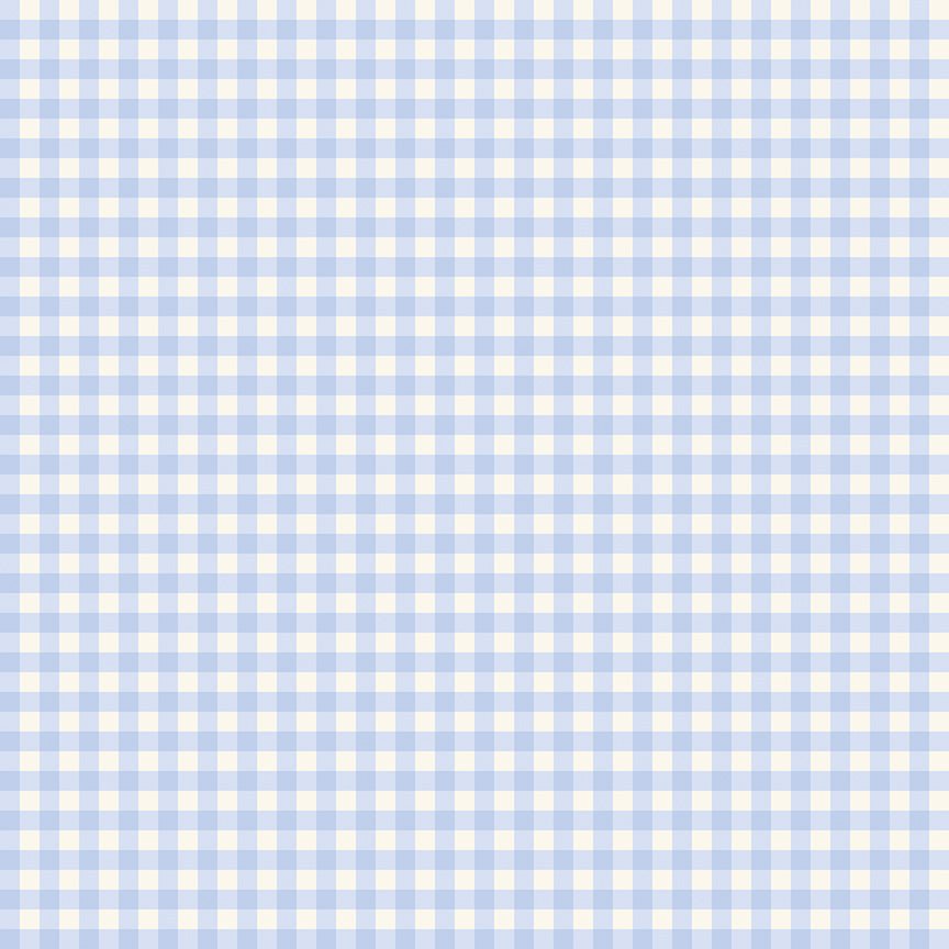 Penelope Quilt Fabric Gingham Sky C16644 - SKY by My Mind's Eye for Riley Blake Designs - Jammin Threads