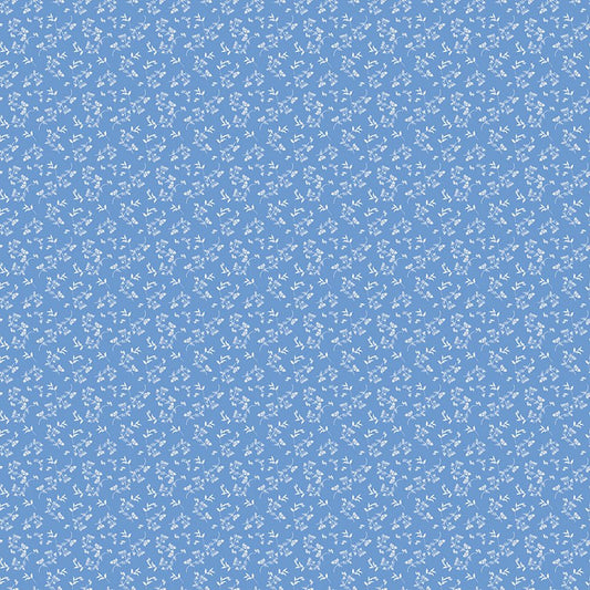 Penelope Quilt Fabric Mini Stems Sky C16646 - BLUE by My Mind's Eye for Riley Blake Designs - Jammin Threads