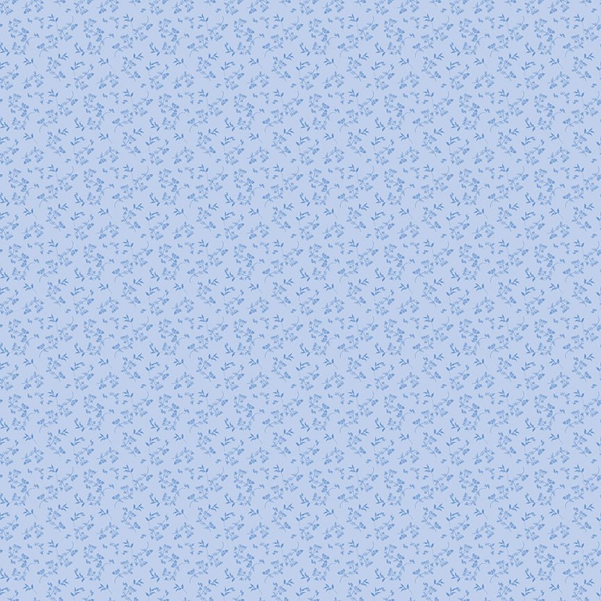 Penelope Quilt Fabric Mini Stems Sky C16646 - SKY by My Mind's Eye for Riley Blake Designs - Jammin Threads