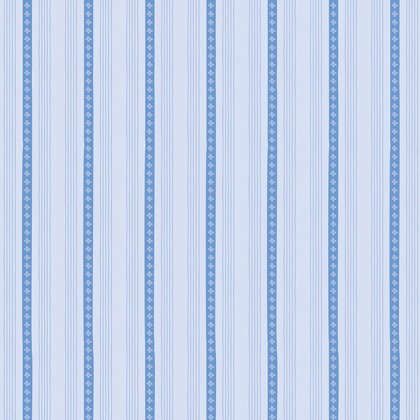 Penelope Quilt Fabric Stripes Sky C16645 - SKY by My Mind's Eye for Riley Blake Designs - Jammin Threads