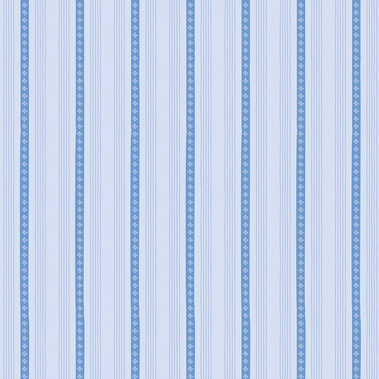 Penelope Quilt Fabric Stripes Sky C16645 - SKY by My Mind's Eye for Riley Blake Designs - Jammin Threads