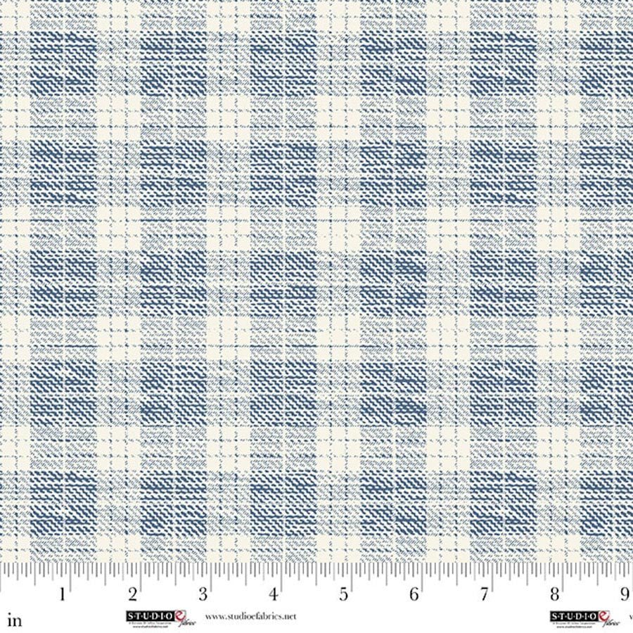 Pieces of America Quilt Fabric by Lilac Bee Designs 8595 - 73 Blue - Jammin Threads