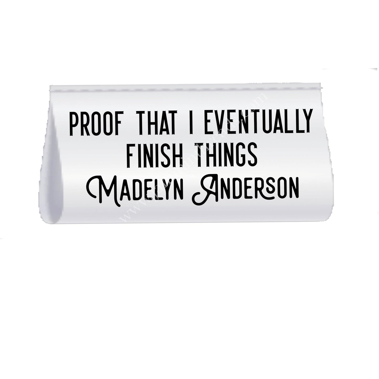 Proof That I Eventually Finish Things – Personalized Satin Quilt Tags – Set of 25 - Jammin Threads
