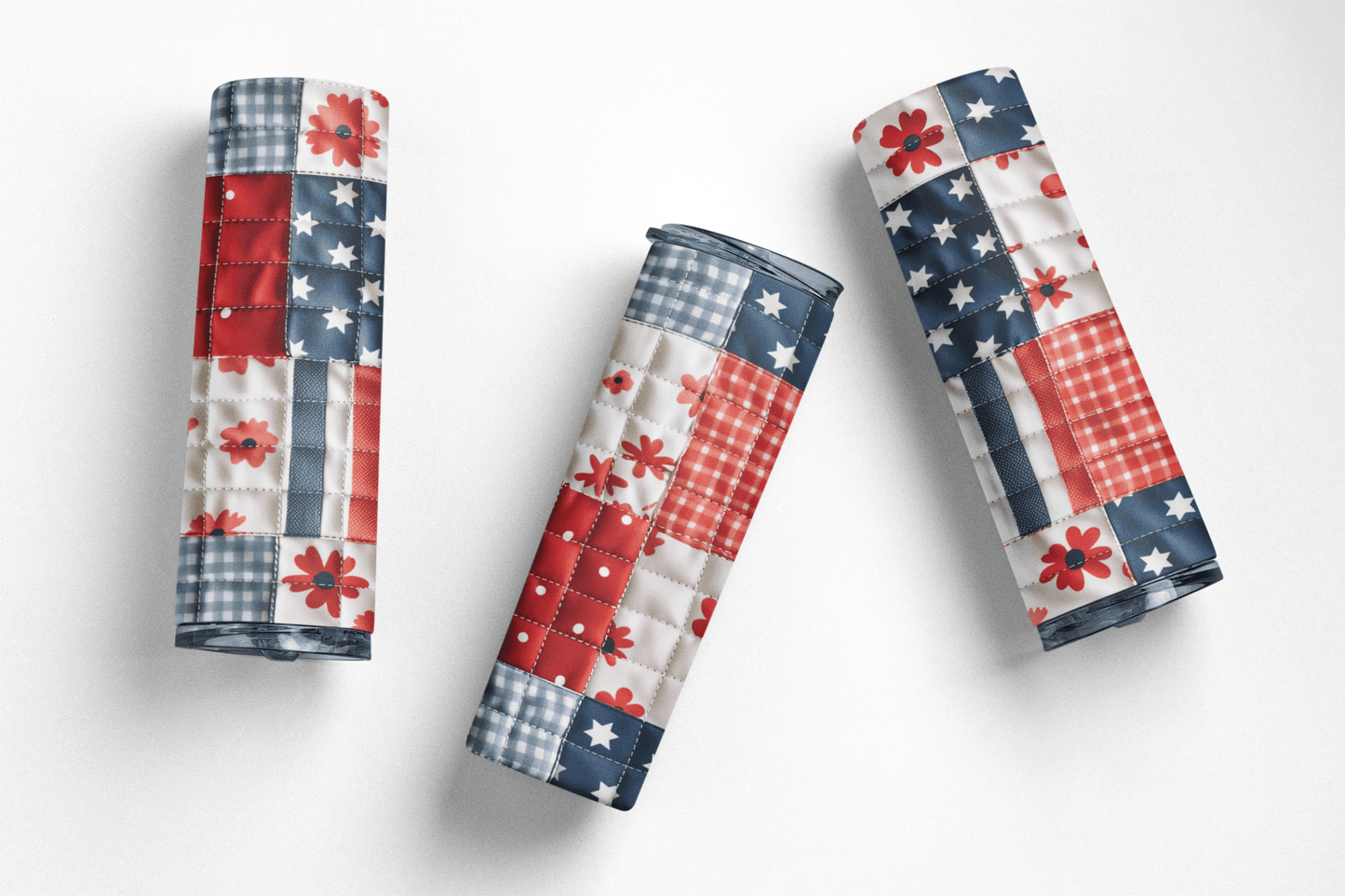 Quilt Pattern Skinny Tumbler - 20 oz. Skinny Tumbler for Quilters - Jammin Threads