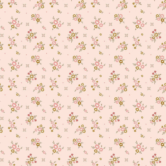 Renew Quilt Fabric Floral Pink by Sandy Gervais C17281 - PINK - Jammin Threads