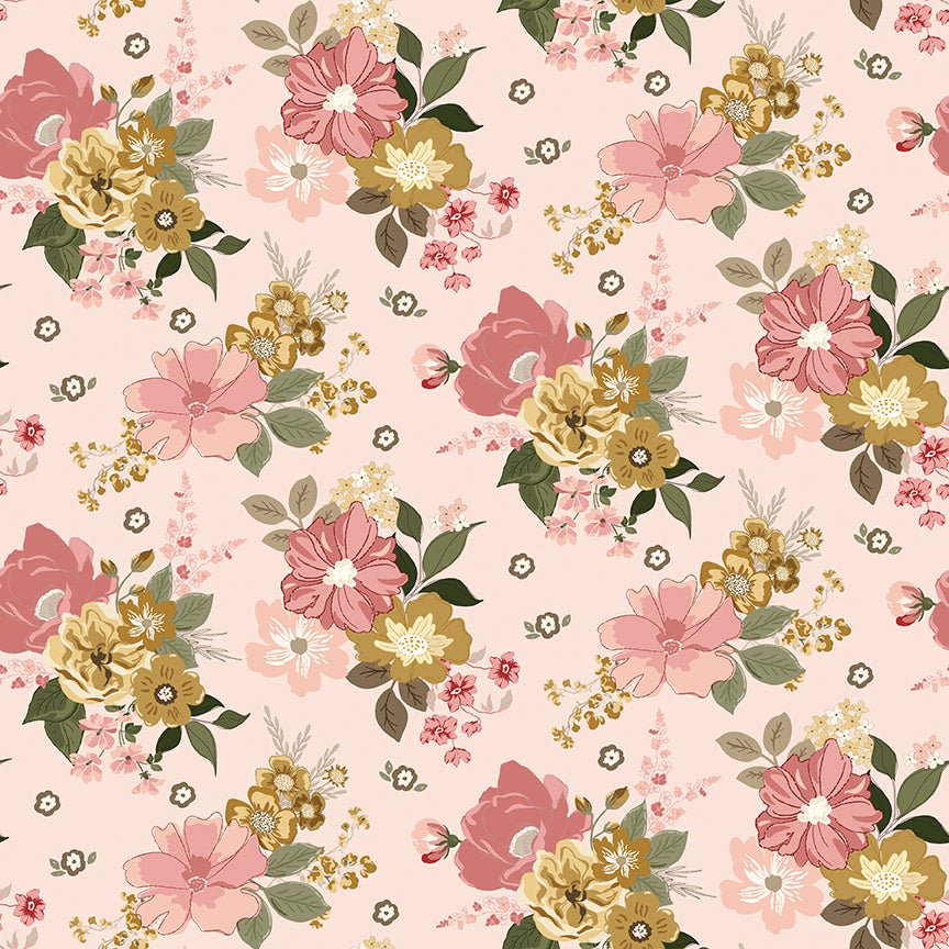 Renew Quilt Fabric Main Pink by Sandy Gervais C17280 - PINK - Jammin Threads