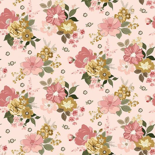 Renew Quilt Fabric Main Pink by Sandy Gervais C17280 - PINK - Jammin Threads