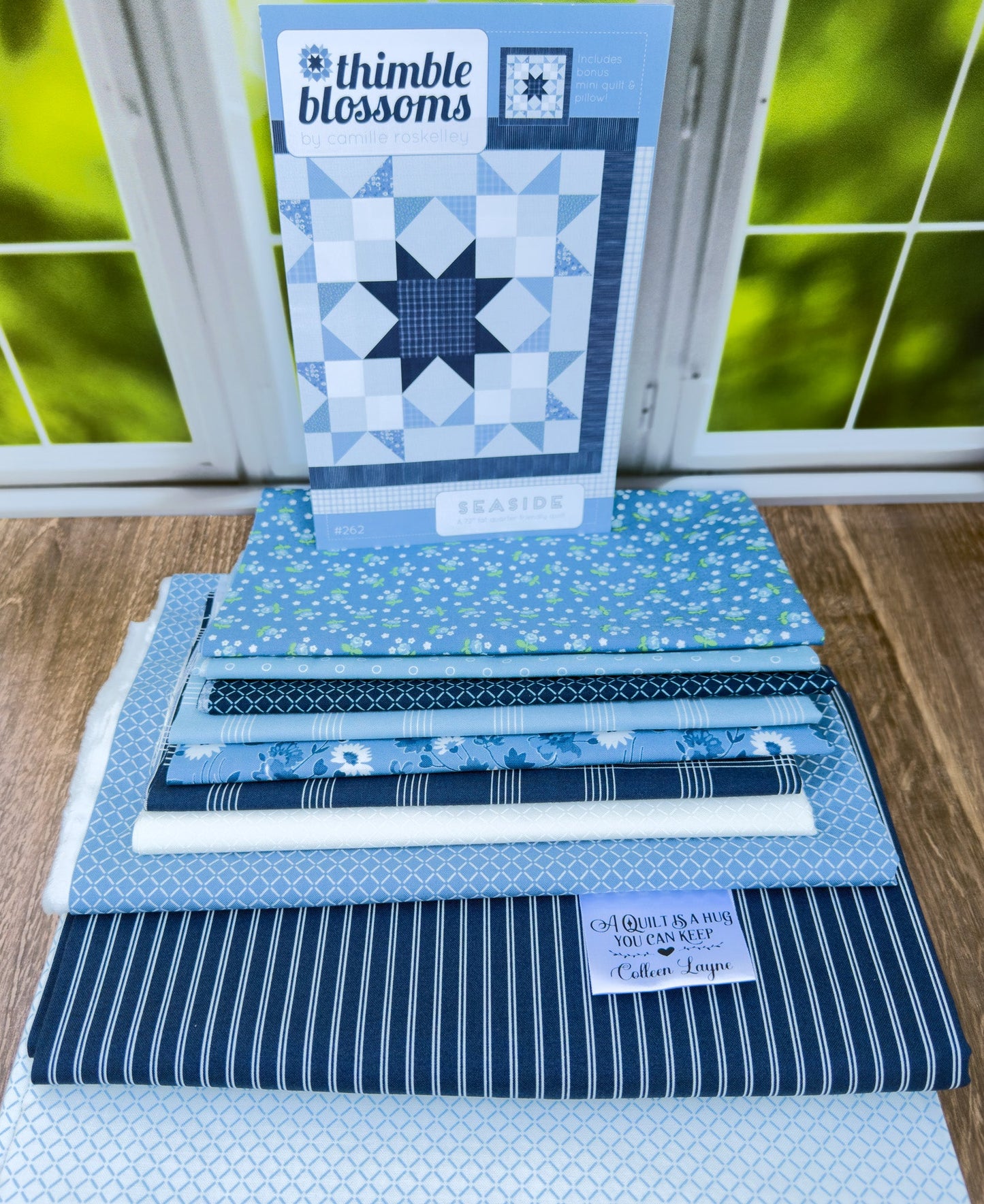 Seaside Quilt Kit – Nantucket Summer by Camille Roskelley for Moda Fabrics (72" x 72") - Jammin Threads