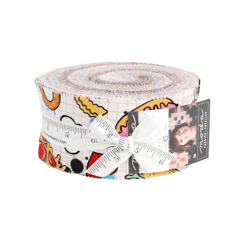 Snack Shack Quilt Fabric Jelly Roll by Crystal Manning for Moda Fabrics 11940JR - Jammin Threads