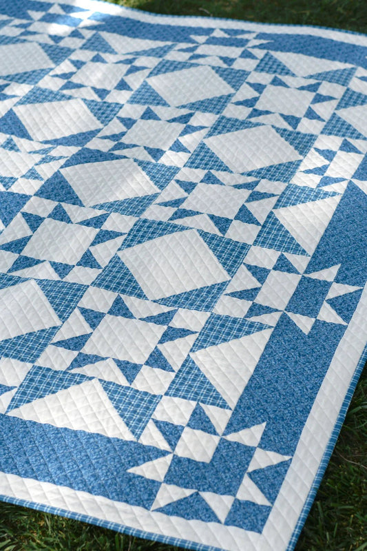 Something Blue Quilt Pattern by Camille Rokelley - Jammin Threads