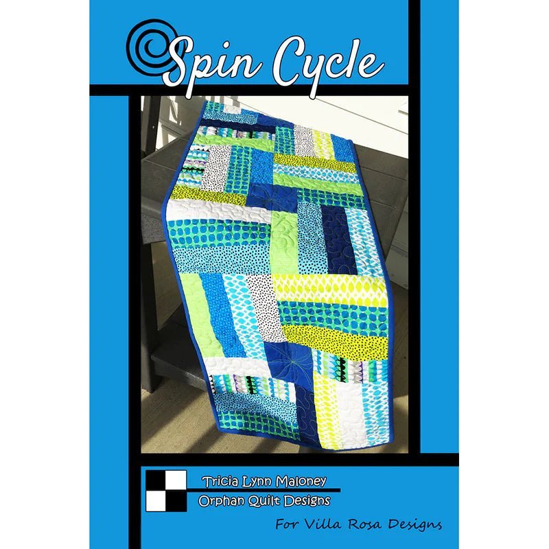 Spin Cycle Table Runner Quilting Pattern by Orphan Quilt Designs (PDF Downloadable Version) - Jammin Threads