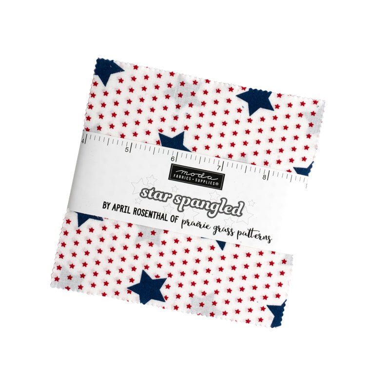 Star Spangled Quilt Fabric Charm Pack 24170PP by April Rosenthal for Moda Fabrics - Jammin Threads