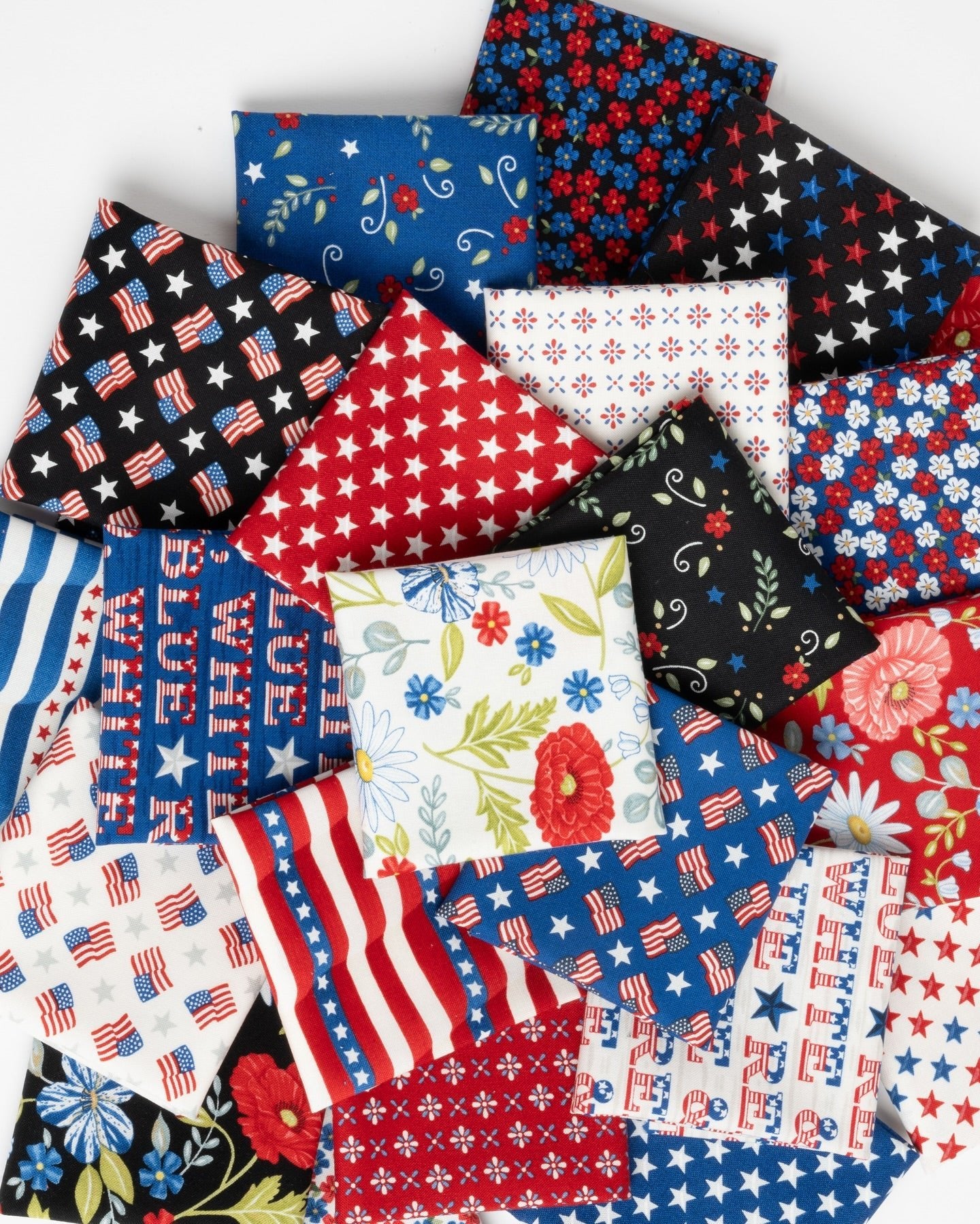 Star Spangled Quilt Fabric Patriotic 24170 11 by April Rosenthal for Moda Fabrics - Jammin Threads