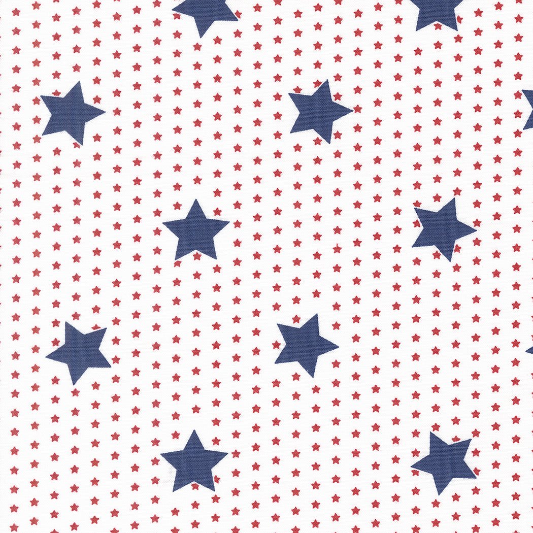 Star Spangled Quilt Fabric Patriotic 24171 11 by April Rosenthal for Moda Fabrics - Jammin Threads