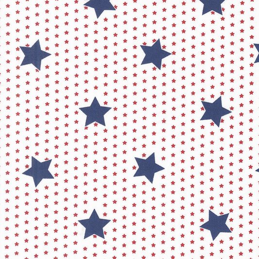 Star Spangled Quilt Fabric Patriotic 24171 11 by April Rosenthal for Moda Fabrics - Jammin Threads